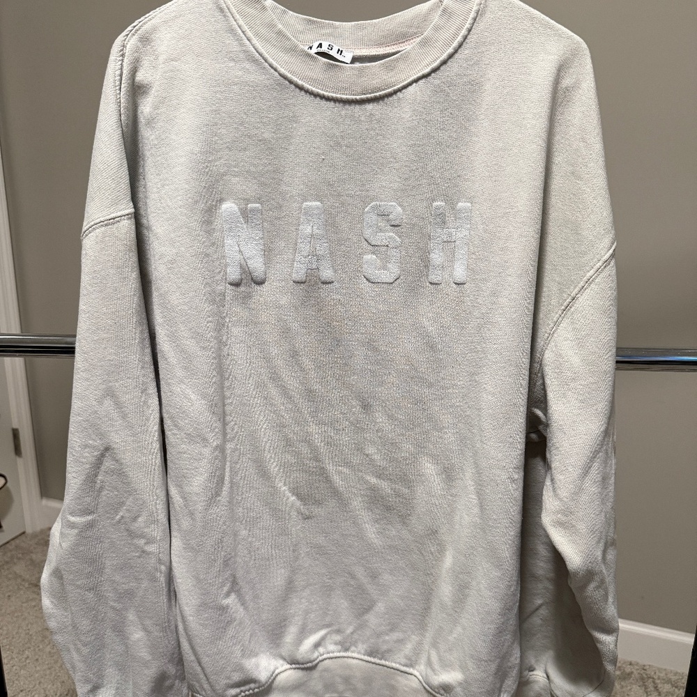 Cream NASH crewneck